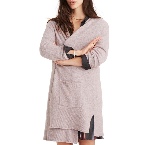 madewell  kent open front cardigan in coziest yarn - Picture 13 of 13